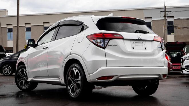 2014 Honda Vezel Hybrid Z Top Spec, Half Leather, Reverse camera image 305008
