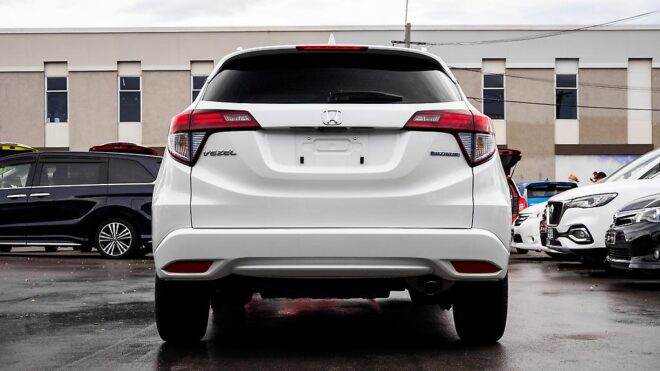 2014 Honda Vezel Hybrid Z Top Spec, Half Leather, Reverse camera image 305009